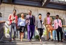 Youth,Wearing,Stylish,Clothes,Walking,Downstrairs,After,Party, Africa Youth In Tourism, Youth in Tourism